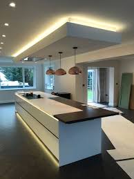 Kitchen Suspended Light Box Kitchen Ceiling Design Minimalist Kitchen Design Kitchen Room Design