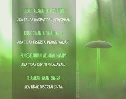 Hidup Adalah Kegelapan Jika Tanpa Hasrat Dan Keinginan Dan Semua Hasrat Keinginan Adalah Buta Jika Tidak Disertai Pengetahuan Dan Pengetahuan Ad Hidup Bijak