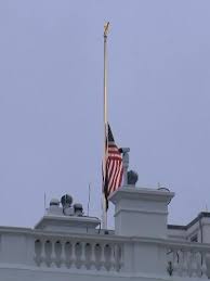 The white house flag is flying at half mast once again, following complaints it wasn't left in this position for long enough after the death the us flag above the white house was flown at half mast in commemoration. White House Flies Flag At Half Staff To Honor Covid 19 Victims Fallen Service Members Wpde