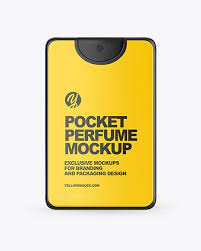 Download Pocket Perfume Mockup In Packaging Mockups On Yellow Images Object Mockups