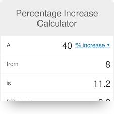 Percentage Increase Calculator Omni Percentage Calculator Increase