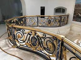 Fence specialists dallas / fort worth fence specialists rustic has endured the test of time and to this day is still owned and operated by the south family. Wrought Iron Gold Leaf Railing At Rs 27000 Rft à¤² à¤¹ à¤• à¤° à¤² à¤— à¤° à¤Ÿ à¤†à¤¯à¤°à¤¨ à¤° à¤² S Railing Vadodara Id 22784800655