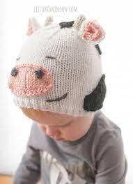 Decorate your home with buffalo hide robes and all natural cowhide area rugs. Cuddly Cow Hat Knitting Pattern Little Red Window