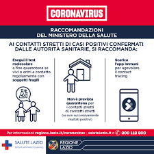 Contagiati, morti, guariti e numero di tamponi. Info Coronavirus Salute Lazio