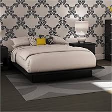 The square glass wall gives enough lighting to space. Amazon Com Bedroom Sets Black Bedroom Sets Bedroom Furniture Home Kitchen