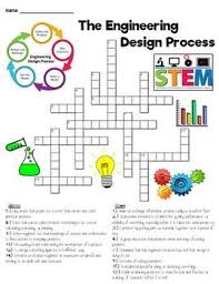 Engineering Design Process Crossword Puzzle Engineering Design Process Engineering Design Design Process