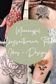 Maybe you would like to learn more about one of these? 27 Meaningful Chrysanthemum Tattoo Ideas Designs Tattooglee