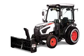 Some skid steers have tracks and are often called compact track loaders. Compact Tractor Front Mount Snowblower Bobcat Company