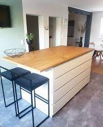 Diy kitchen island kitchen countertops new kitchen kitchen cabinets kitchen small kitchen ideas half wall kitchen kitchen decor countertop decor. 17 Awesome Ikea Malm Hacks That Will Make Your Day James And Catrin Ikea Malm Hack Ikea Malm Dresser Ikea Kitchen Island