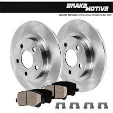 Details About For Hyundai Sonata Kia Cadenza Soul Rear Brake Rotors Ceramic Pads