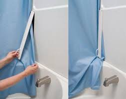 This Clever Product Holds Shower Curtains Securely In Place Shower Curtain Clips Cool Shower Curtains Curtain Clips
