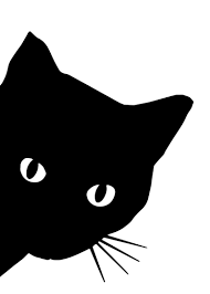 Peeking Black Cat Art Print Cat Art Print Funny Cat Art Etsy In 2020 Black Cat Painting Black Cat Art Cat Art
