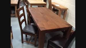 These make an excellent alternative to traditional table sets, as benches can accommodate more people at a pinch and tuck neatly under tables. Boston Dark Oak Dining Furniture Chunky Benches Tables