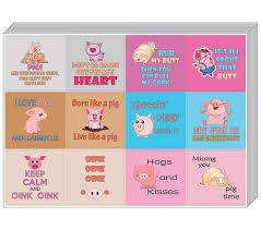 Do you know about the two spanish pigs that gave birth to a new piglet? Boys 30 Pack Girls Premium Quality Cards Teens Stocking Stuffers Gift For Young Animal Lovers Creanoso Cute Pig Bookmarks Funny And Cute Sayings About Pigs Bookmarkers Card Bulk Set Labels Indexes Stamps