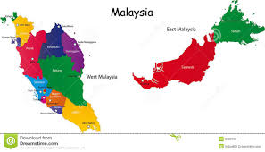 Malaysia Map Map Illustration Malaysia