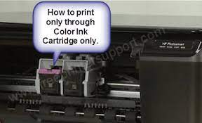 Have not used printer for a year or so. How To Print With Color Ink Only When Black Is Empty
