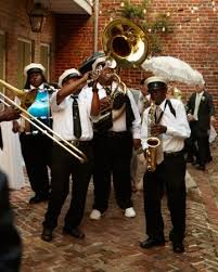 A Jazzy Exit Martha Stewart Weddings Magazine Features Smitty Dee S Brass Band At Madame John S Legacy Wedd Bayou Wedding Jazz Wedding New Orleans Brass Band