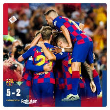 Real betis jumped on the opportunity to draw level two minutes into added time at the end of the first half. Barcelona Vs Real Betis 5 2 Highlights Download Video Barcelona La Liga Match Highlights