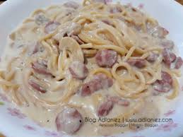 Masukkan daging kisar masukkan sos carbonara kacau. Resepi Masak Spaghetti Carbonara