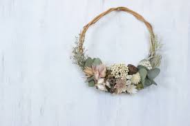 fleuri フルリ ドライフラワー dryflower リース wreath ブーケ セルリア ハーフリース ドライフラワー フラワー ブーケ