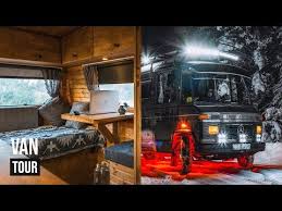 Beelzebus Mercedes 508d Diy Convertion Van Tour Youtube Mercedes Mb Vans Van