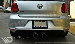 Notice the bumper is delivered including the rear diffuser. Vw Polo 6r Rear Apron Bumper Diffuser 5 V Gti Rear Apron 6 R R32 20 Wrc 150 36 Picclick Uk