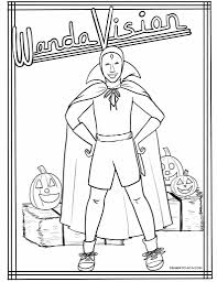 It is the appropriate one coloring page for your little. Download And Print These Wandavision Coloring Pages Desert Chica