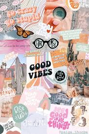 Awesome girly wallpaper for desktop, table, and mobile. Colored Collage Wallpapers Wallpaper Cave