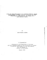 FIRE AND PHELLINUS WEIRII IN A MOUNTAIN HEMLOCK (TSUGA MERTENSIANA) FOREST;  POSTFIRE SUCCESSION AND THE PERSISTENCE, DIVTRIBUTIO