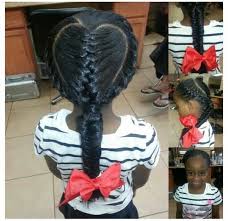 Fishtail braids have two main strands alternately pinching small bits of hair from the outside of those two strands alternating. pull hair back into a ponytail. Cute Little Fishtail Braid With Heart Black Hair Information