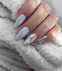 110 Modele De Unghii Pentru 2019 73 Glitter Nails Acrylic Silver Glitter Nails Almond Acrylic Nails