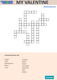 The best free online crossword is brand new, every day. Gratis Valentine S Day Crossword Puzzle