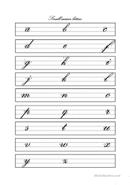 Kids practice writing capital and lowercase s in cursive on this third grade writing worksheet by tracing the letters, then writing their own. Small Cursive Letters English Esl Worksheets For Distance Learning And Physical Classrooms