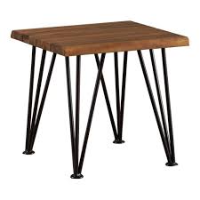 Maybe you would like to learn more about one of these? Zion Industrial Side Table Teak Rustic Metal Christopher Knight Home Target
