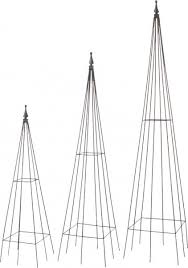 3er Set Rankpyramide Rankhilfe Rankgitter Eckig Metall Schwarz 90 120 150 Cm Yatego Com Rankgitter Rankhilfe Gitter