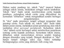 Contoh Cerpen Sudut Pandang Orang Ketiga Barisan Contoh