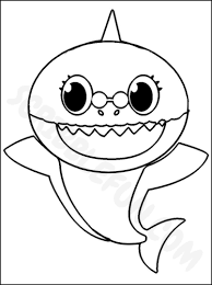 You just have to color the rest. 17 Free Baby Shark Coloring Pages Printable