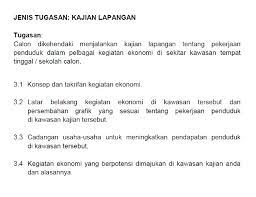 Latar belakang yang baik adalah yang disusun dengan sejelas mungkin dan bila perlu disertai dengan data atau fakta yang mendukung. Contoh Soalan Dan Panduan Tugasan Geografi Pt3 2015 Tingkatan 3 Kegiatan Ekonomi Docx Docx Document