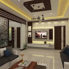 Living Room Interior Design By Kumar Interior Thane Ongoing 3bhk Project Acme Ozon Hall Interior Design Ceiling Design Living Room Bedroom False Ceiling Design