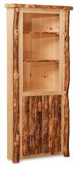 Wood small corner cabinet are very popular among interior decor enthusiasts as they allow for an added aesthetic appeal to the overall vibe of a these wood small corner cabinet also come in unique colors, shapes and sizes, all while effortlessly maintaining sync with every possible type of. Rustic Log Corner Hutch From Dutchcrafters Amish Furniture