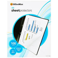Officemax Copysafe Pockets A4 Clear Box Of 100