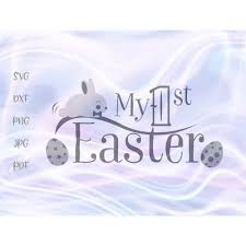Download My First Easter Boy Svg Files For Cricut 1st Easter Bunny Clipart Download