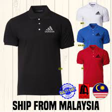 Find & download free graphic resources for t shirt mockup. Polo T Shirt Collar Adidas Logo Black Baju Kolar Hitam Men Women Ladies Sport Golf Gym Shopee Malaysia