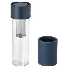 Efterstrava Travel Mug Clear Glass Silicone Ikea Heat Resistant Glass Clear Glass Mugs