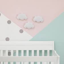 Wall decor for baby nursery. Isabelle Max Veale Soft Cloud Shaped Baby Nursery 3d Wall Decor Wayfair