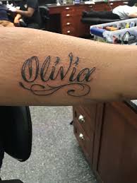 Olivia Cursive Name Tattoo Name Tattoos Tattoos Name Tattoo