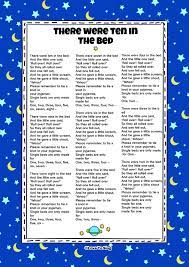 There Were Ten In The Bed Kids Video Song With Free Lyrics Activities Kids Video Songs Free Lyrics Great Song Lyrics