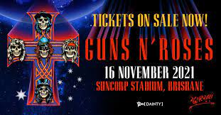 (wtaj) — after needing to reschedule their north american tour last year, guns n' roses will return to the stage this summer. Suncorp Stadium Guns N Roses