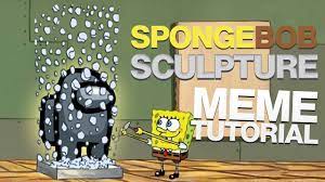 Spongebob Sculpture Meme Tutorial After Effects Photoshop Youtube