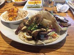 Cabo fish taco lands in ballantyne get ready to funk it up on n. Yum Steak Tacos And Baja Rice Picture Of Cabo Fish Taco Blacksburg Tripadvisor